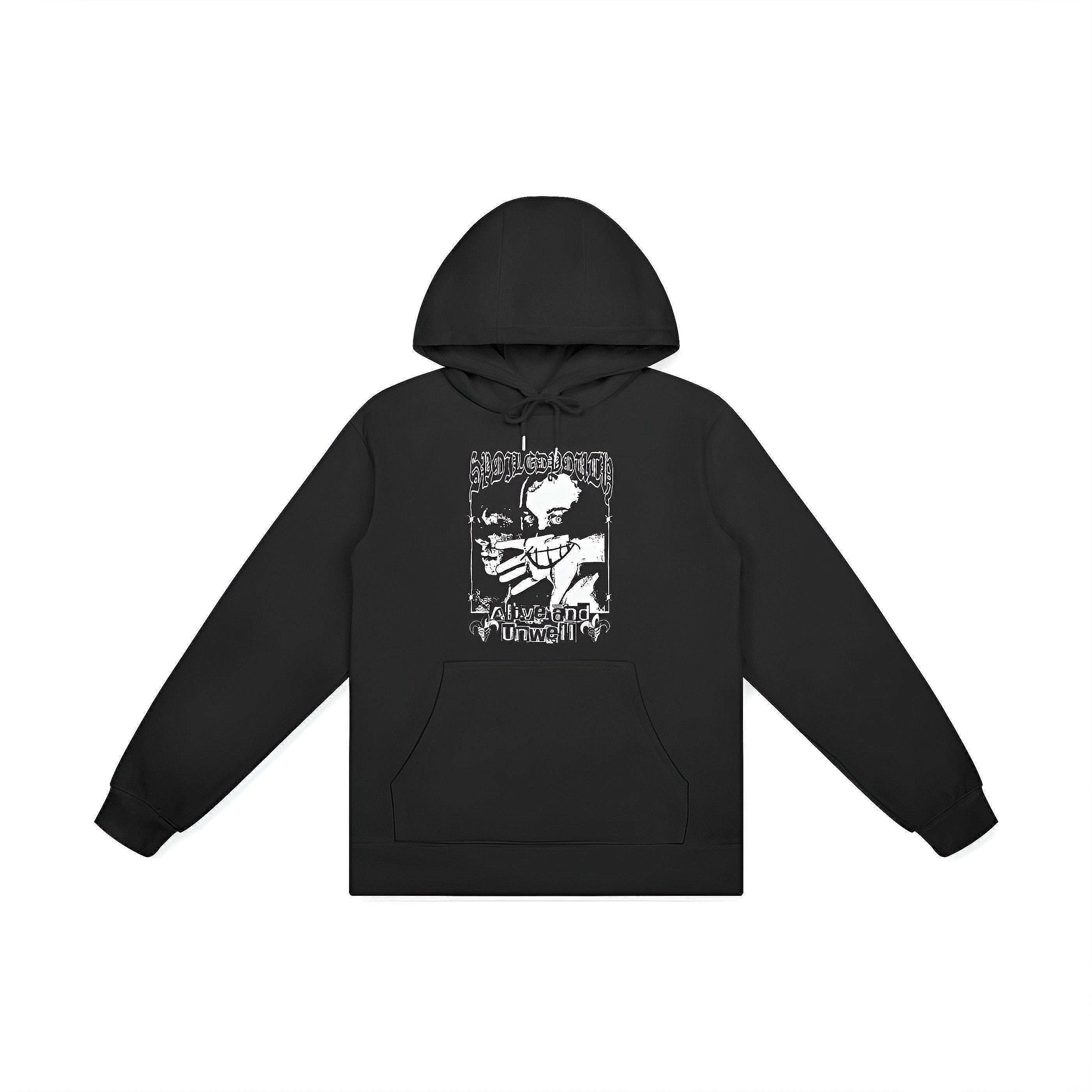 two faced tee - (black)