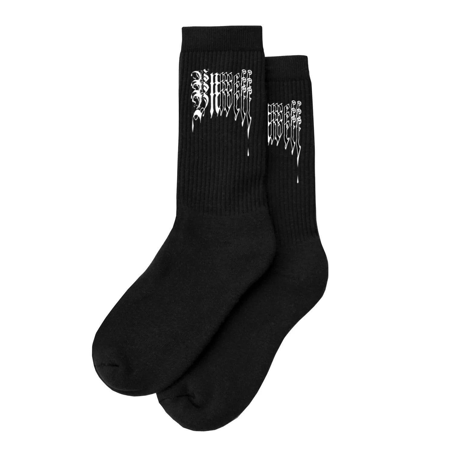 unwell socks - (black)